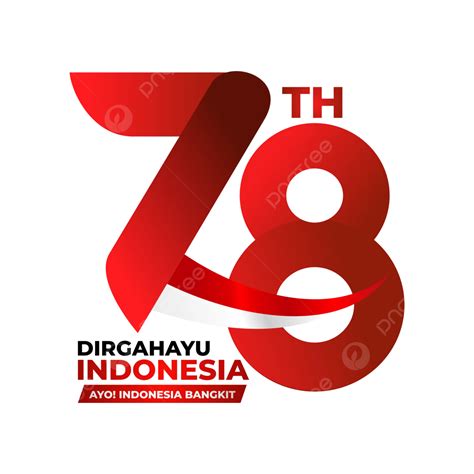 Hut Ri 78 Official Logo In 2023 With Indonesian Flag Vector Hut Ri 78 Logo Hut Ri 2023