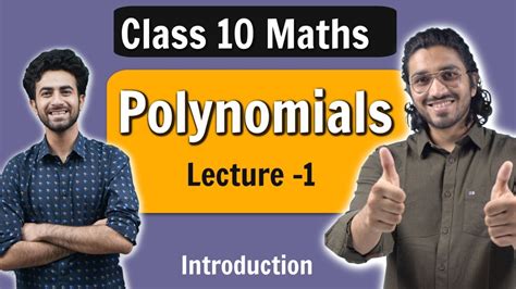 Polynomials For Class 10 Lecture 1 Youtube