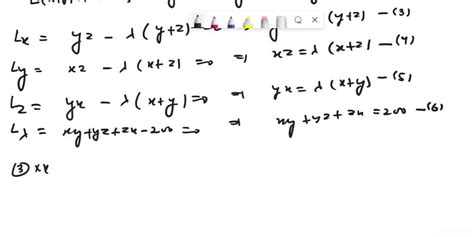 Solved Use Lagrange Multipliers To Find The Dimensions Of A Rectangular Box With Largest Volume