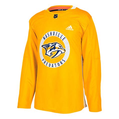 ADIDAS NHL Authentic Pro Nashville Practice Jersey- Sr