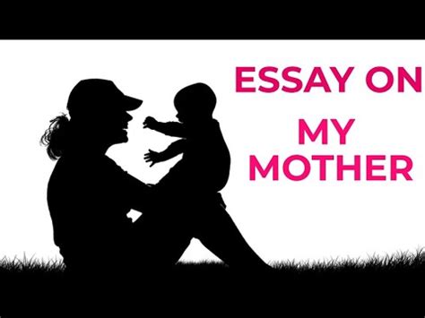 Paragraph On MY MOTHER In English MY MOTHER Paragraph Essay