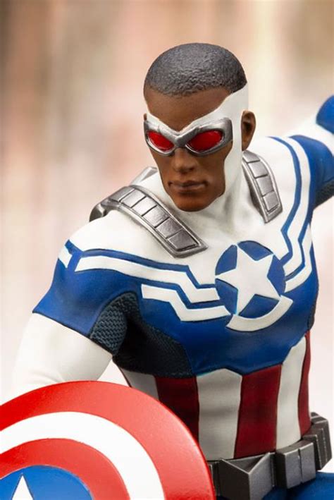 Kotobukiya Sam Wilson Captain America ARTFX+ Statue PO! - Marvel Toy News