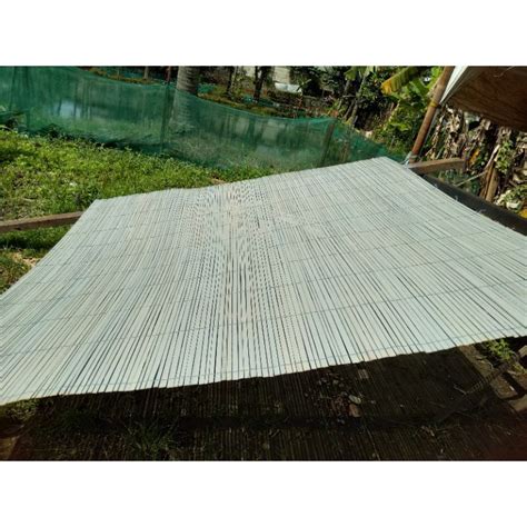 Jual Kerey Tirai Bambu Sawit Plitur Vernish Custem Uk Lebar X