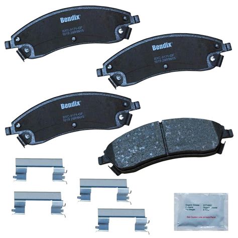 Bendix Premium Copper Free Disc Brake Pad Set CFC1019 The Home Depot