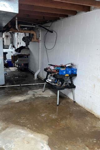 Basement Systems Of Indiana Before After Photo Set Wet Basement In