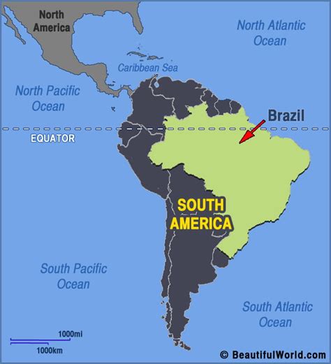 Map Of Brazil Facts Information Beautiful World Travel Guide 59400