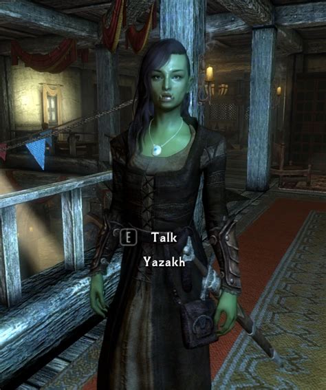 Yazakh Custom Voiced Orc Follower At Skyrim Special Edition Nexus