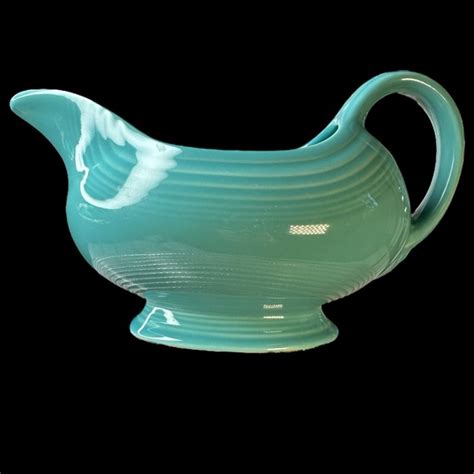 Fiesta Dining Vintage Fiesta Homer Laughlin Turquoise Gravy Boat