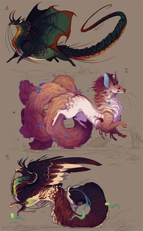 Fantasy Creature Art Cute Fantasy Creatures Fantasy Beasts Mythical