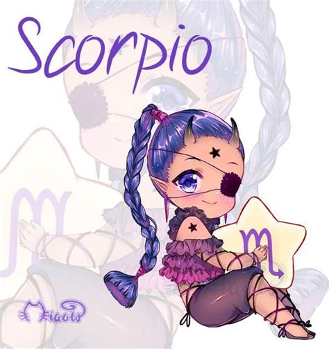 Zodiac Sign Scorpio By Miaowx3 On Deviantart Scorpio Art Zodiac Signs Scorpio Anime Zodiac