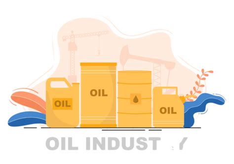 Gambar Ilustrasi Vektor Industri Minyak Gas Ilustrasi Truk Fosil Png