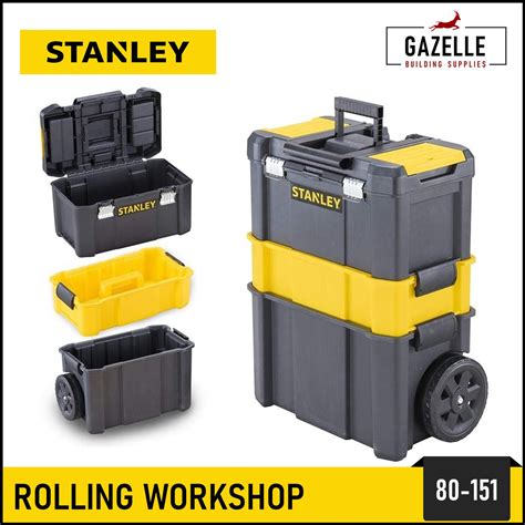 Stanley In Mobile Work Center Workshop Tool Cabinet Rolling Tool