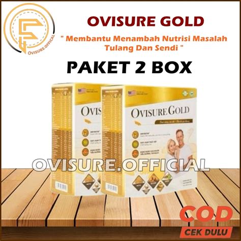 Jual OVISURE GOLD MILK SUSU VITAMIN TULANG DAN SENDI NYERI OTOT KERAM