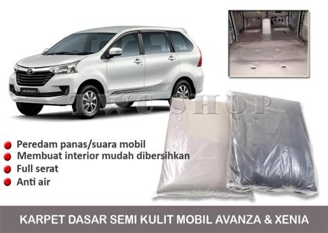 Karpet Dasar Semi Kulit Mobil Avanza Xenia Ertiga Mobilio Grand