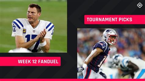 Week 12 Fanduel Picks Nfl Dfs Lineup Advice For Daily Fantasy Football