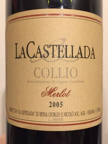 La Castellada Merlot Vivino Italia