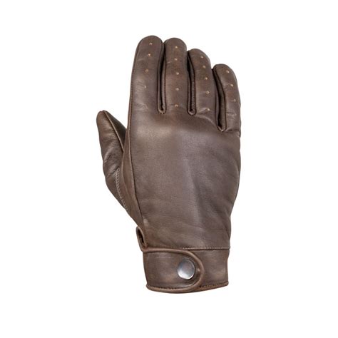 Gants été en cuir marron Pour la moto ou pour la ville