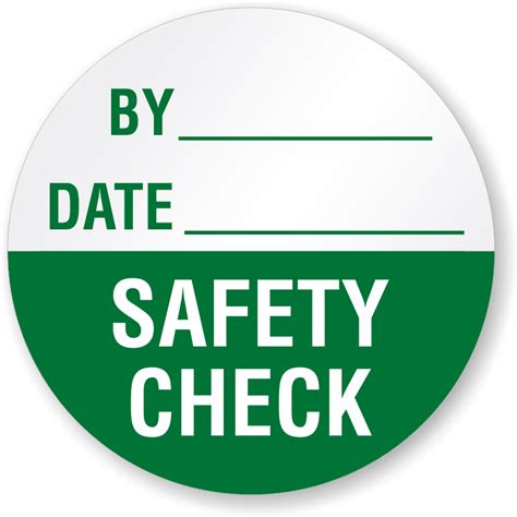 Safety Check Bydate Write On Quality Control Label Sku Qc 0170