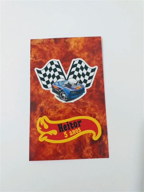 Rótulo Tubete Hot Wheels Elo Produtos Especiais