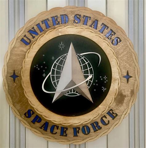 United States Space Force Large Plaque Etsy