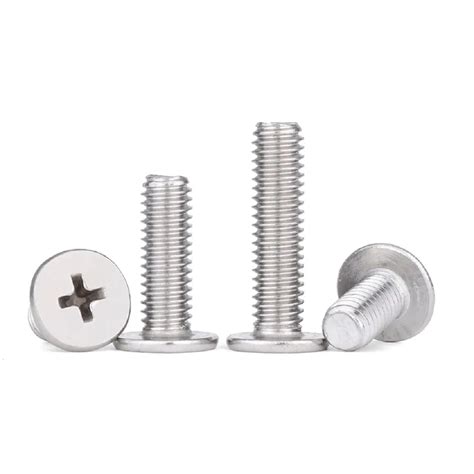 Ultra Low Profile Phillips Flat Head Screws M3 M10 A2 Stainless Flat