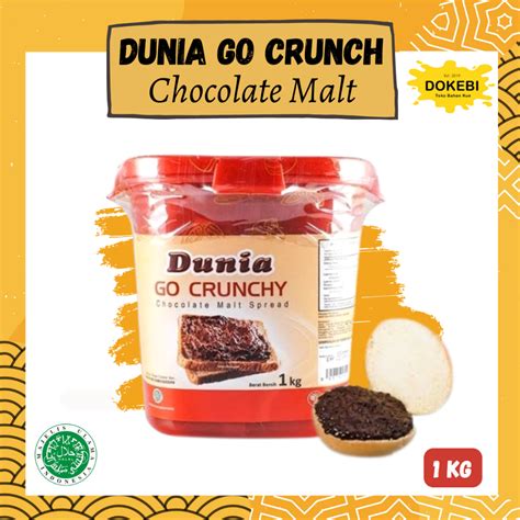 Jual Dunia Go Crunchy Chocolate Malt Spread Kg Selai Coklat Crispy