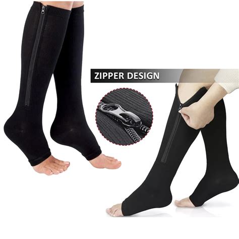 Ripley Pack Medias Compresion Con Cierres Unisex Mmhg Varices