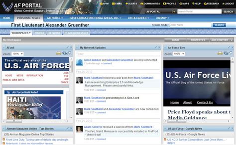 Air Force Portal improves collaboration with professional networking ...