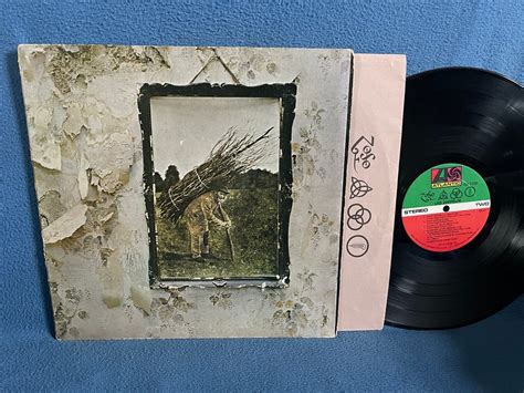 Rare Vintage Led Zeppelin Iv Zoso Vinyl Lp Etsy