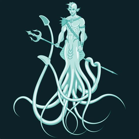 Sea Mythological Creature Vector Design 12650859 Vector Art At Vecteezy