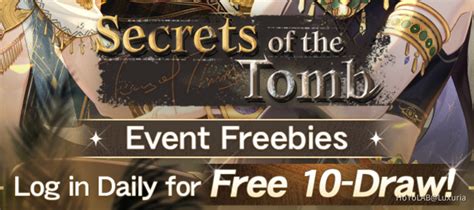 Secrets Of The Tomb Event Overview Tears Of Themis Hoyolab