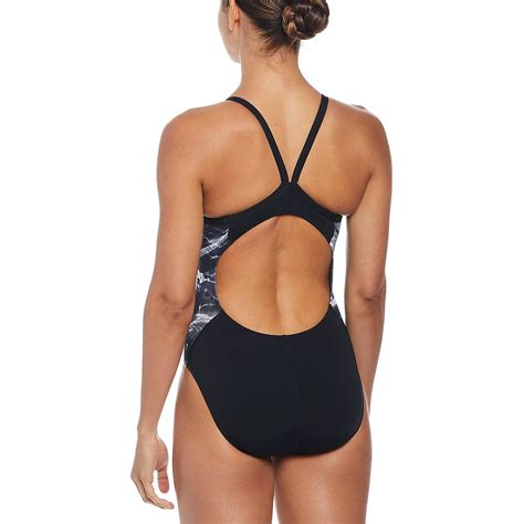 Nike Womens Hydrastrong Multi Print Racerback Splice One Piece