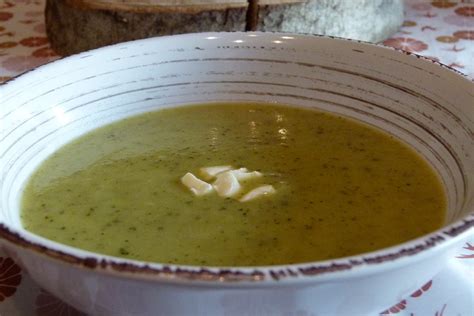 Velouté de courgettes au Kiri Les Gour mandises de Céline