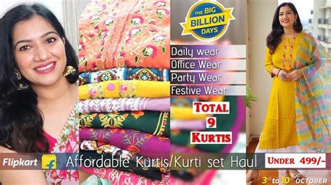 Flipkart Festive Kurti Haul Starting Rs 339 Flipkart The Big Billion