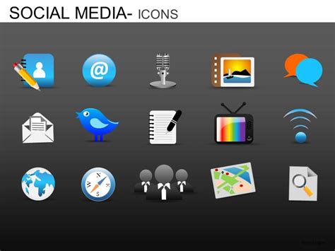 Social Media Icons Powerpoint Presentation Slides DB | Presentation ...