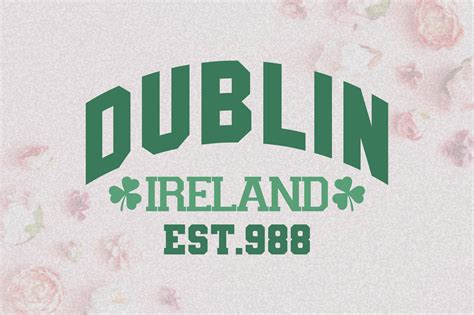 Retro St Patricks Day Dublin Svg Graphic By Craftlab98 · Creative Fabrica