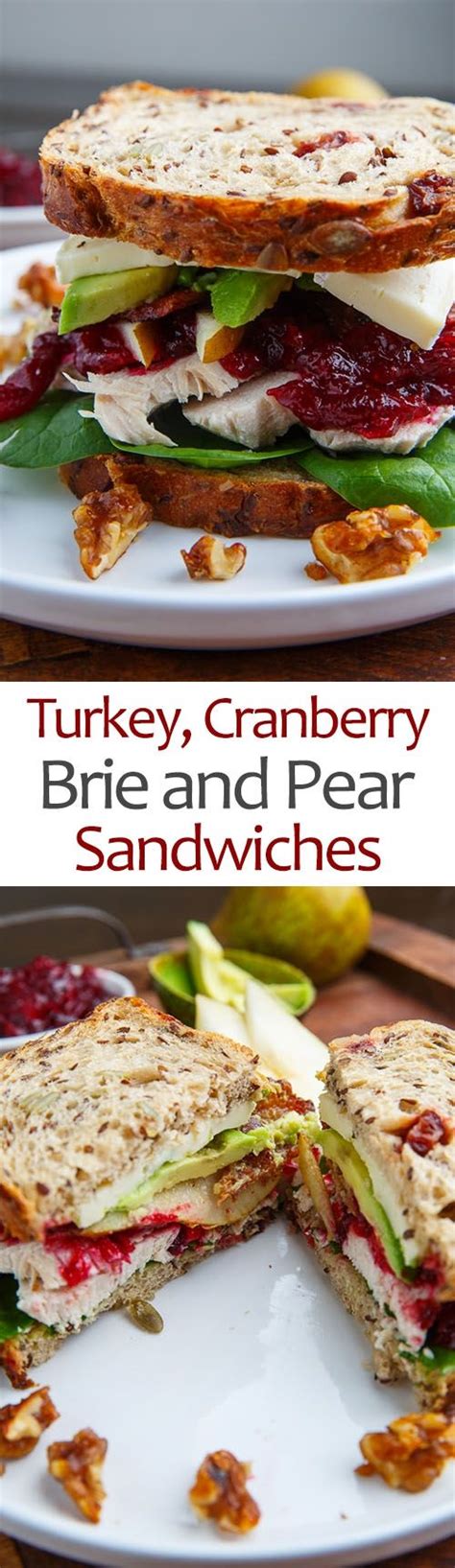 Turkey Cranberry Brie And Pear Sandwiches With Avocado And Bacon Weightlosssucesss Pw