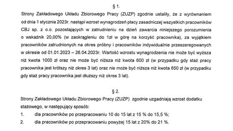 B D Podwy Ki Dla Pracownik W Cbj Porozumienie Podpisane