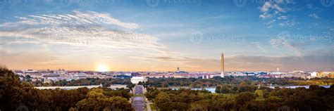 Panorama view of Washington DC skyline, Washington DC, USA 2192719