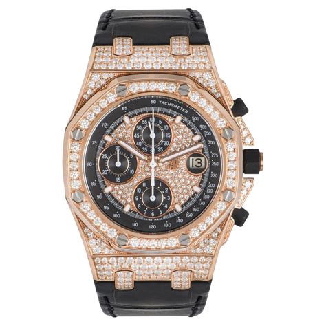 Audemars Piguet Lady S Rose Gold And Diamond Royal Oak Offshore