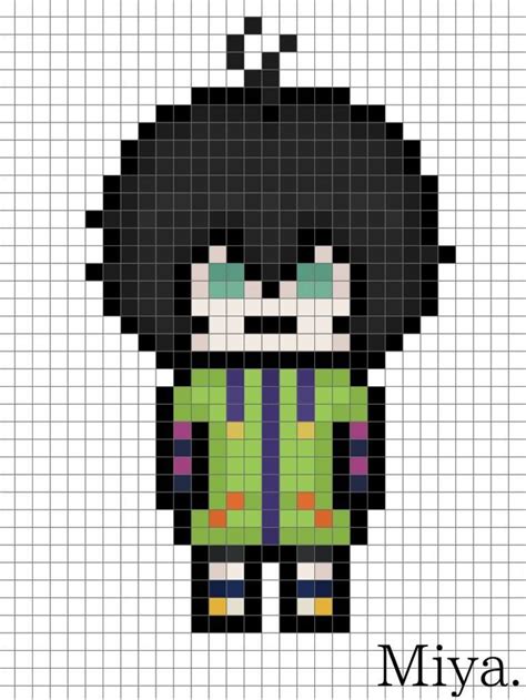 Пиксельный Мия. | Pixel art pattern, Pixel art, Pixel art design