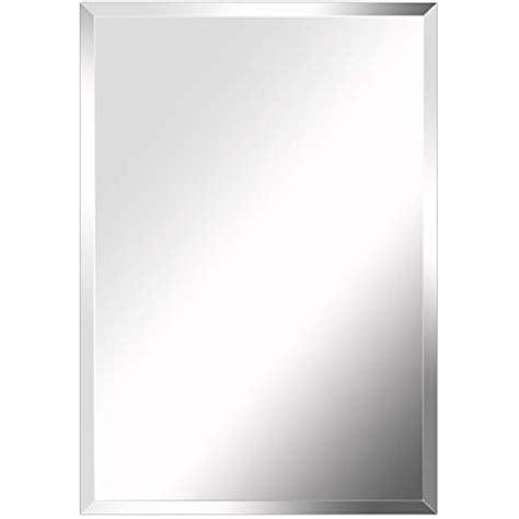 X Inch Premium Large Rectangular Frameless Wall Mirror