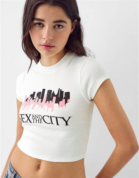 Sex And The City Short Sleeve T Shirt Women Bershka