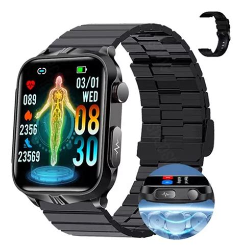 Reloj Inteligente Hombre Glucemia Electroterapia Smartwatch Meses Sin