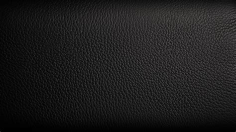 Vignette Enhanced Background Luxurious Black Leather Texture Leather