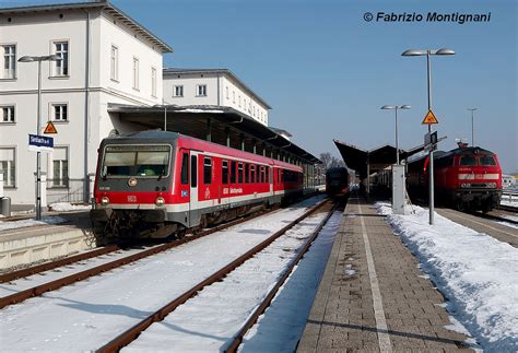 Simbach Am Inn Treni DB E OBB Si Incontrano Nella Stazione Flickr