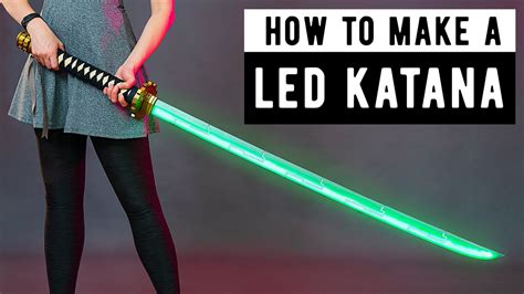 I Built A Led Katana In Days Youtube