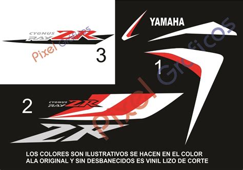 Calcomanias Yamaha Ray Zr 2017 18 19 390 00 En Mercado Libre