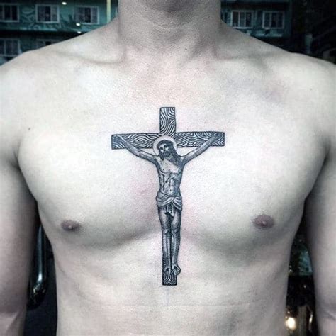 Jesus Chest Tattoo Designs For Men Chris Ink Ideas