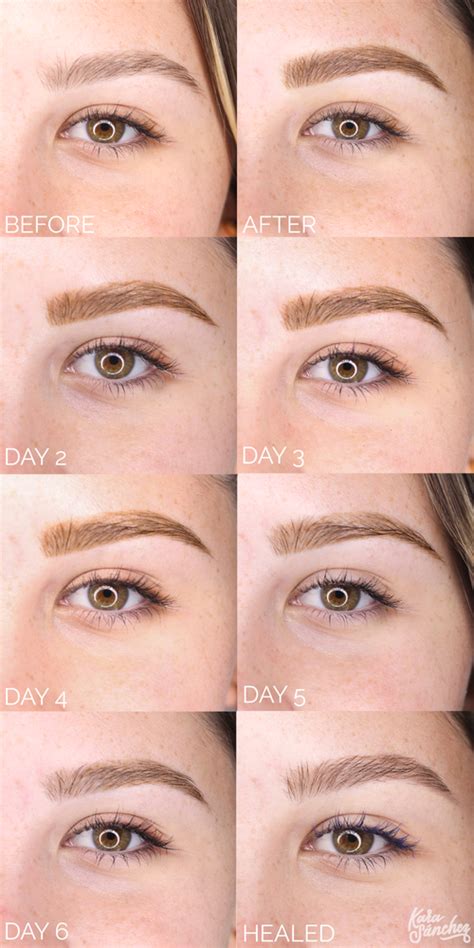 An In Depth Look At The Healing Process Ft Combo Brows Brow Tattoo Makeup Permanent Makeup